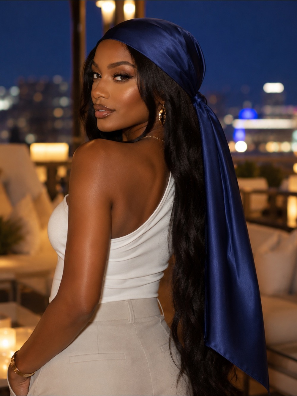 She Solid Baddie Scarf
